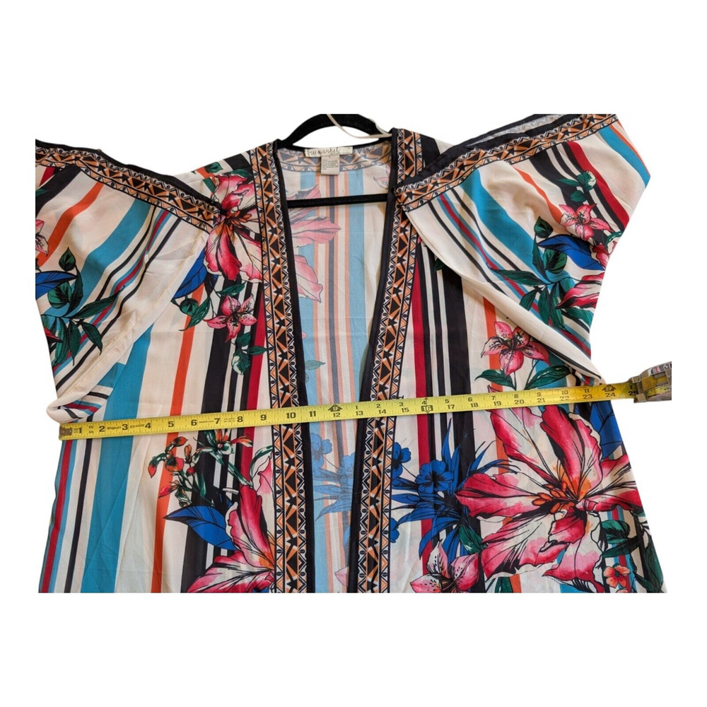 FreeMarket by Flying Tomato Asian Inspired Open Kimono Large - Picture 7 of 10